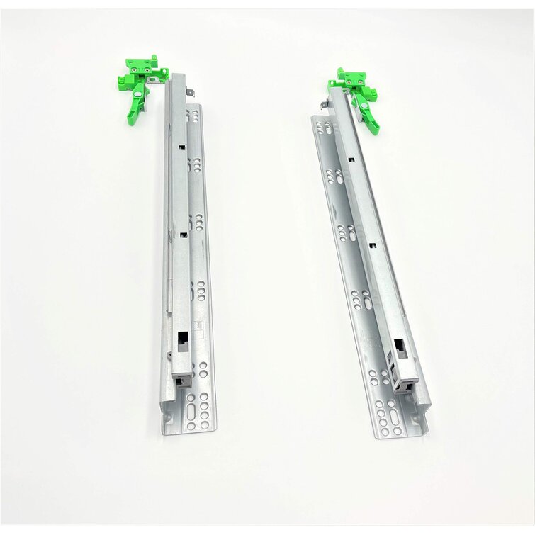 FGV Soft Close Undermount Drawer Slides 18" Inch 6 Way Adjustable 1 Pair 