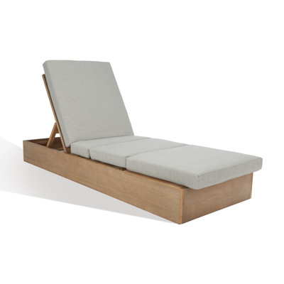 (INCOMPLETE) Fatima Wood chaise lounge chair