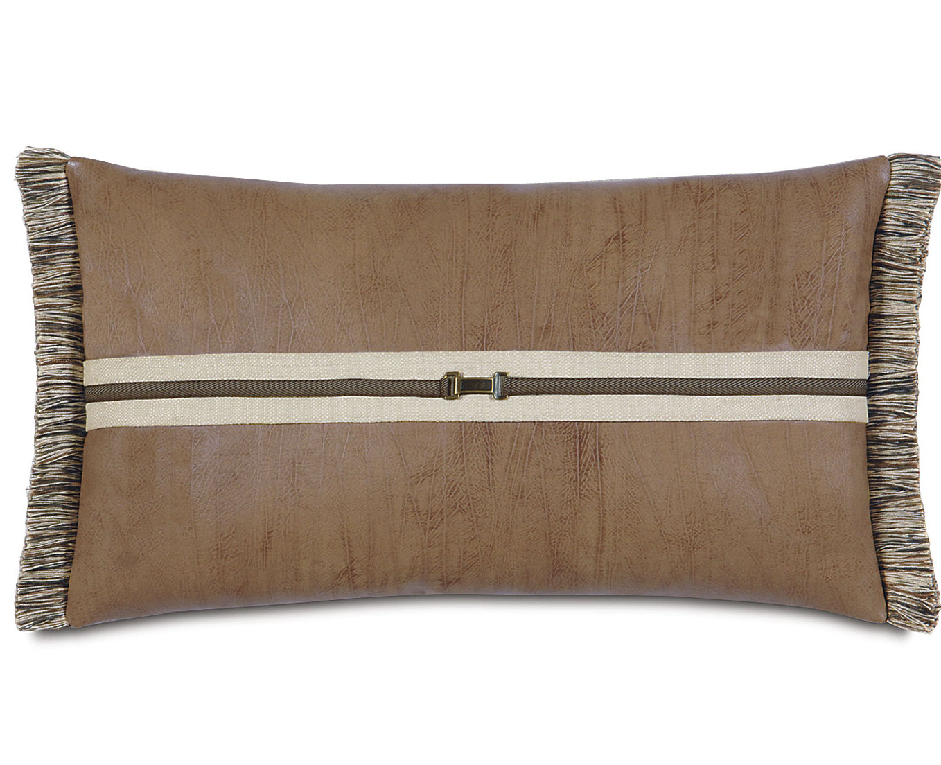 Eastern Accents Aiden Faux Leather Lumbar Pillow Cover & Insert