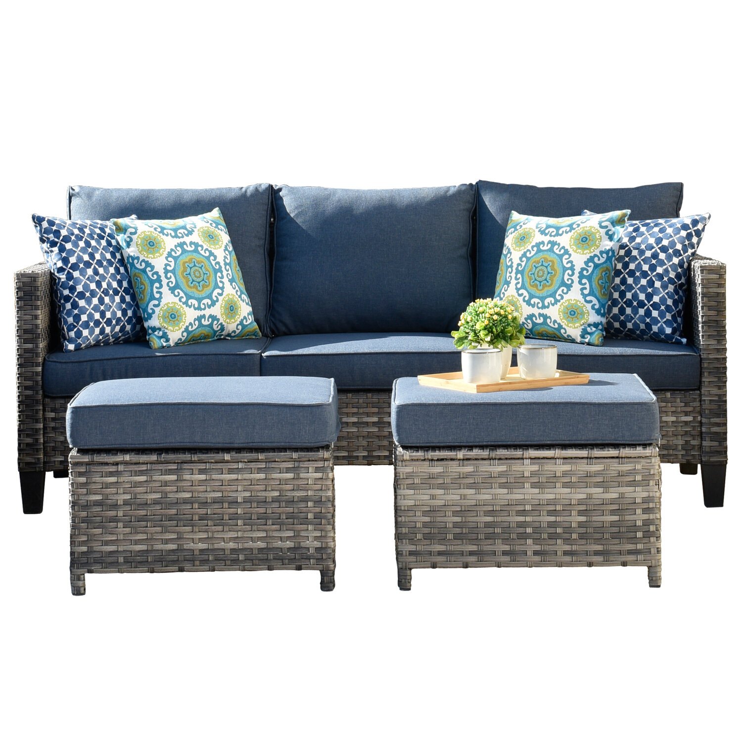 wicker couch cushions outdoor