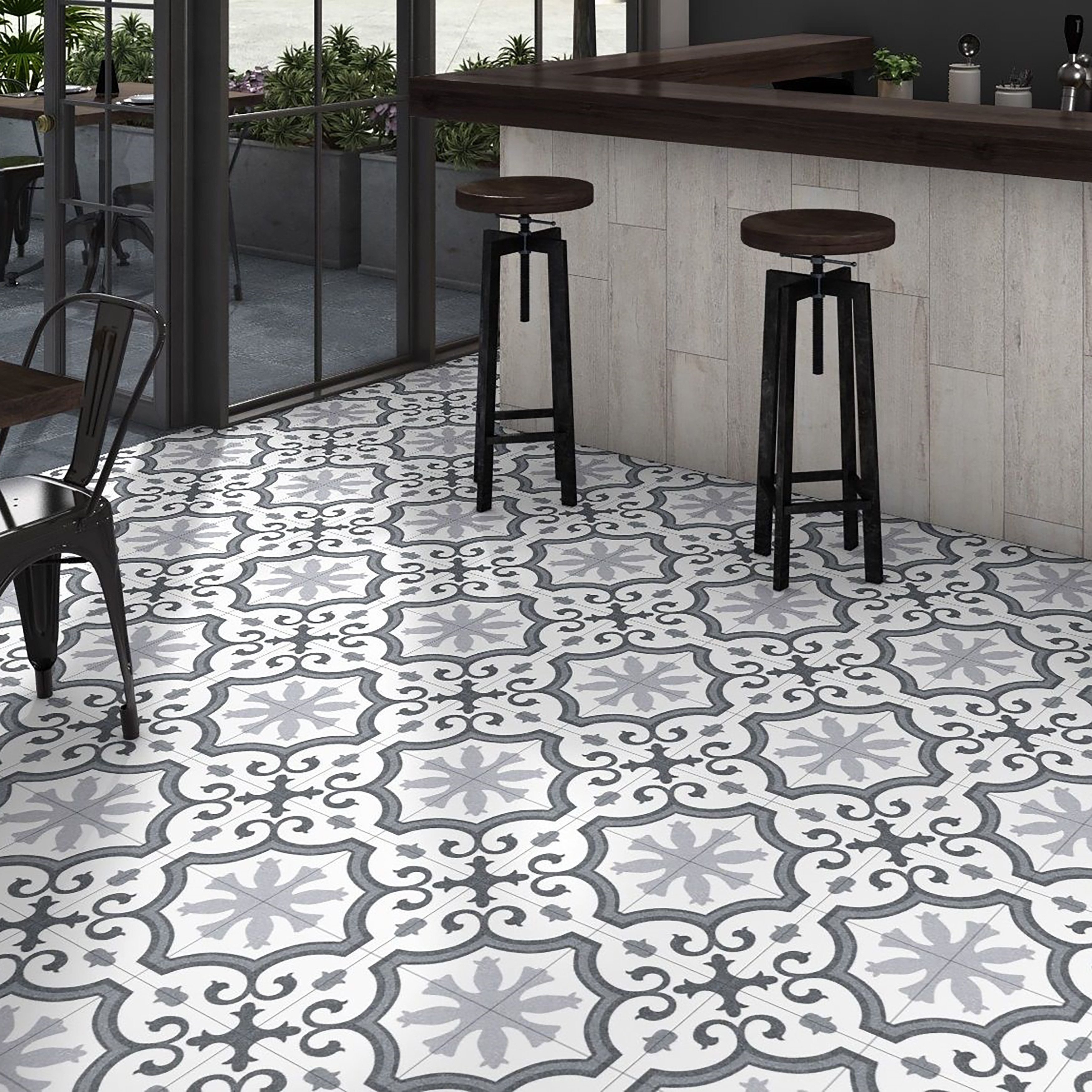 Elitetile Lacour 10 X 10 Porcelain Patterned Wall Floor Tile Reviews Wayfair