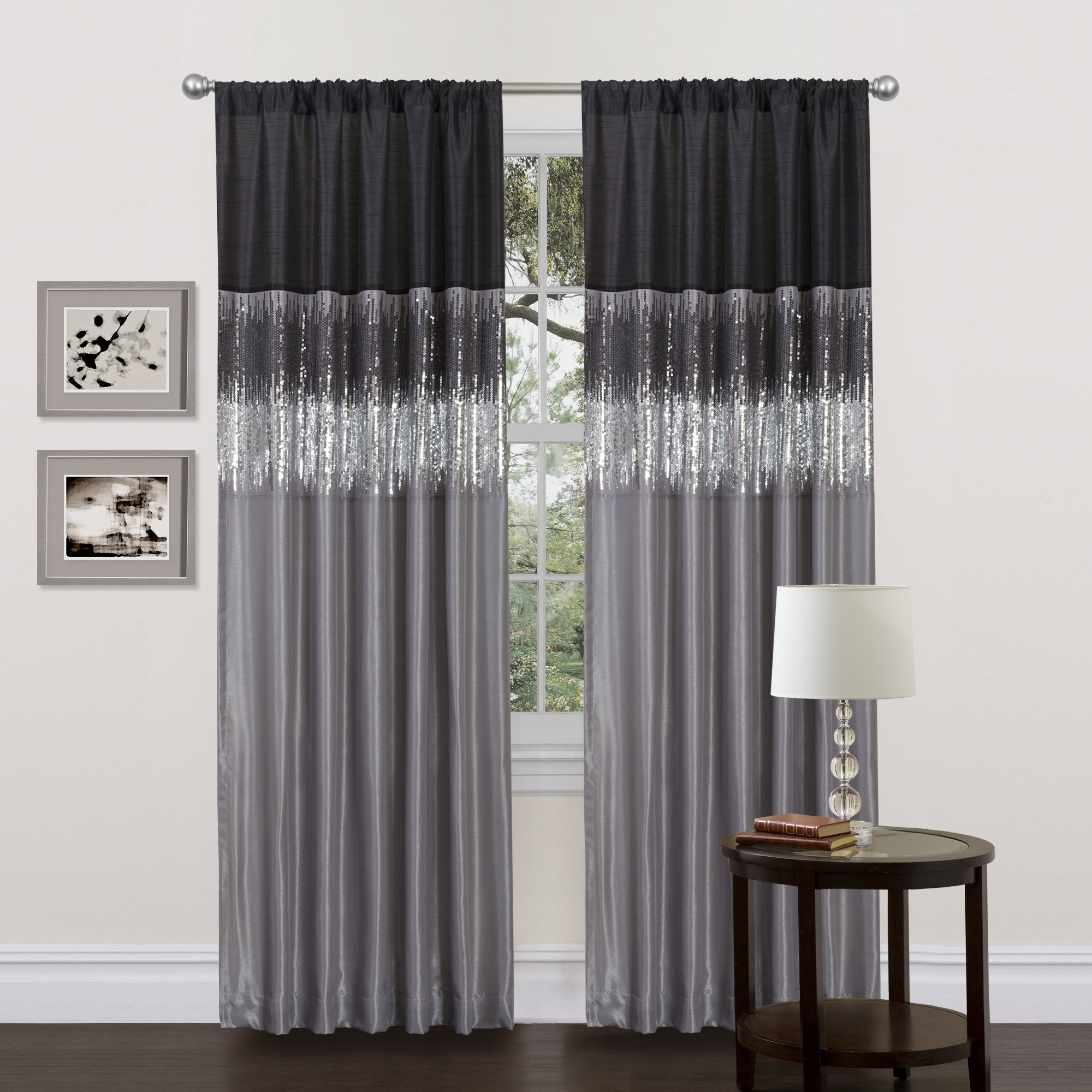 Willa Arlo Interiors Valor Light Filtering Semi Sheer Rod Pocket