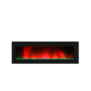 Brentwood Linear Wall Mount Electric Fireplace by Brayden Studio