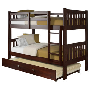 Washington Twin Bunk Bed with Trundle ..