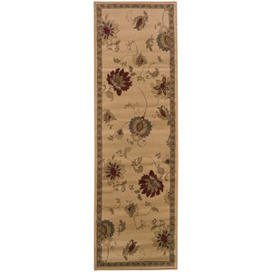 Abell Ivory/Green Area Rug