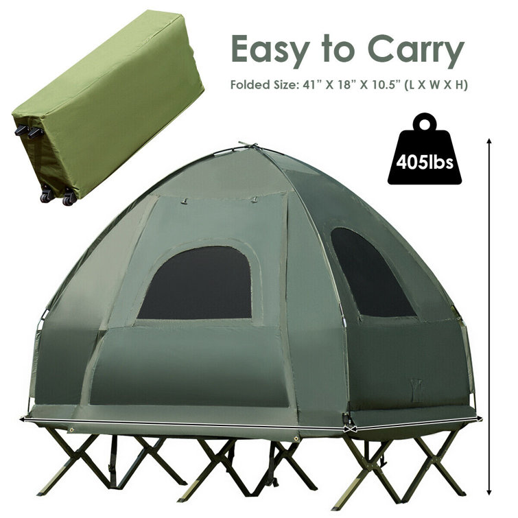 easy up 2 person tent