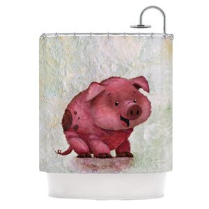 This Little Piggy Shower Curtain