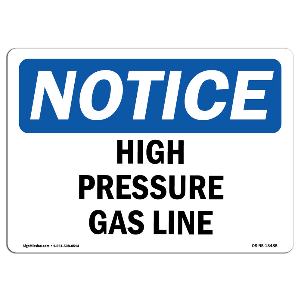 SignMission High Pressure Gas Line Sign Wayfair
