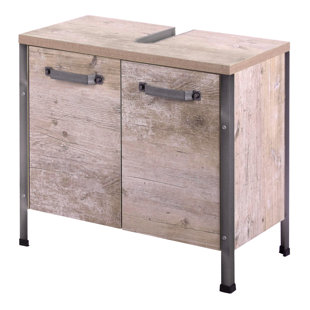 Wooden Storage Unit Wayfair Co Uk Harkon 64cm Wall Mouted Under Sink Storage Unit
