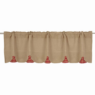 Red Valances Kitchen Curtains You Ll Love Wayfair Quickview