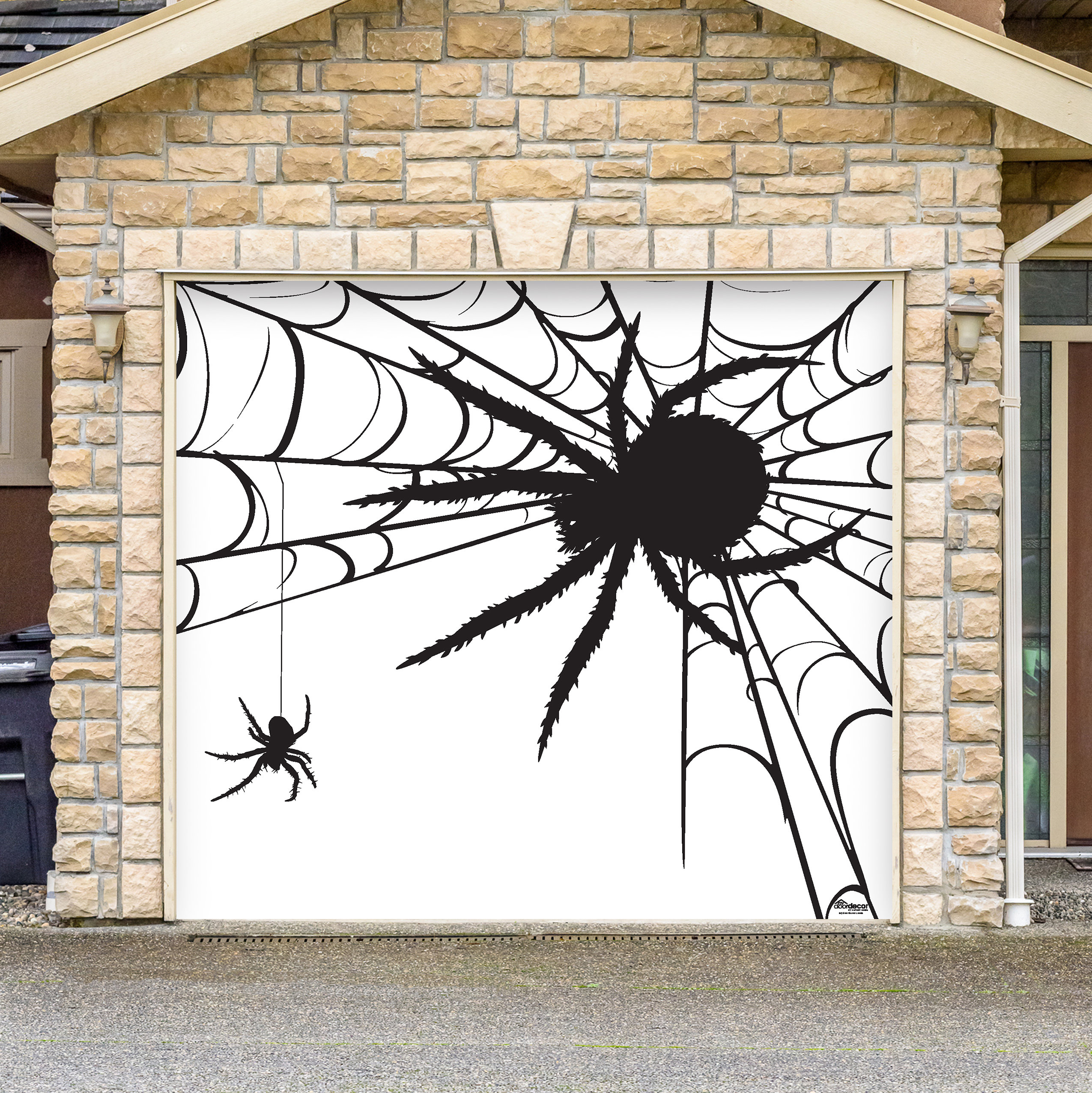 The Holiday Aisle Spiders Halloween Garage Door Mural Reviews Wayfair