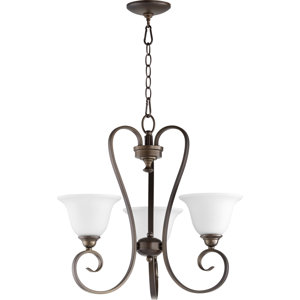 Celesta 3-Light Shaded Chandelier