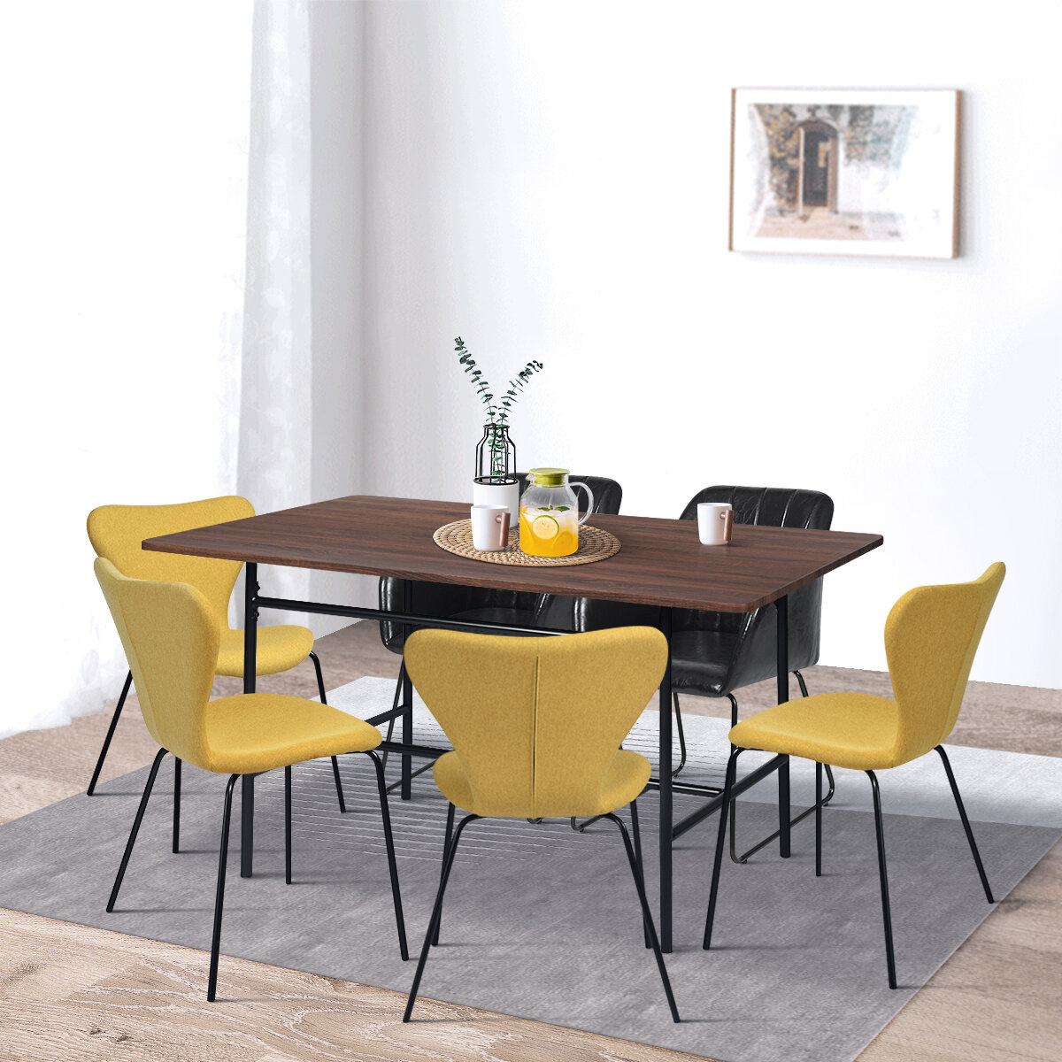 gorge dining set with 6 chairs