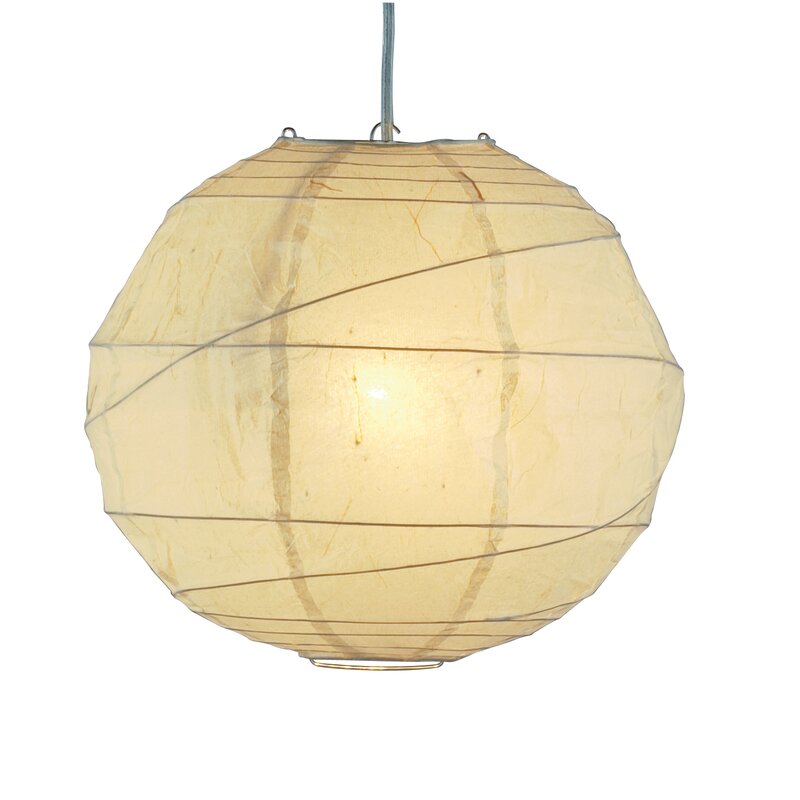 paper globe light fixture