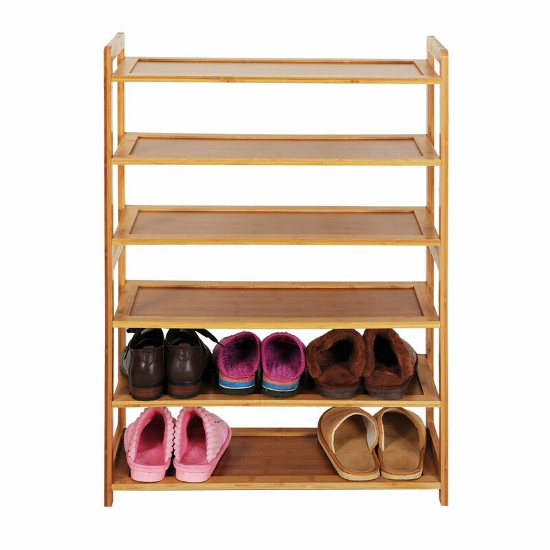 Rebrilliant 6 Tire 18 Pair Shoe Rack Wayfair