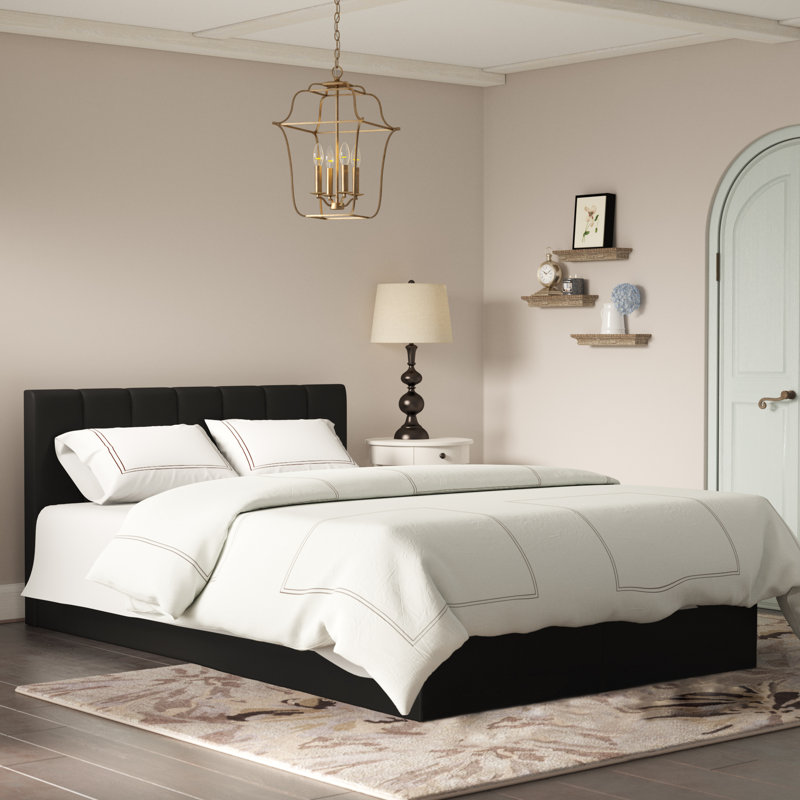 Orren Ellis Utley Queen Upholstered Storage Platform Bed Reviews Wayfair