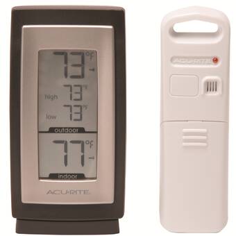 Chaney Acurite Wireless Indoor Outdoor Thermometer And Hygrometer Reviews Wayfair