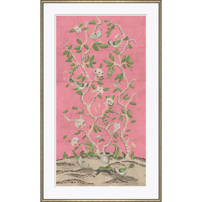Ditchley Park in Pink by Dana Gibson - Picture Frame Painting on Paper