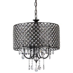 Afaura 4-Light Crystal Chandelier