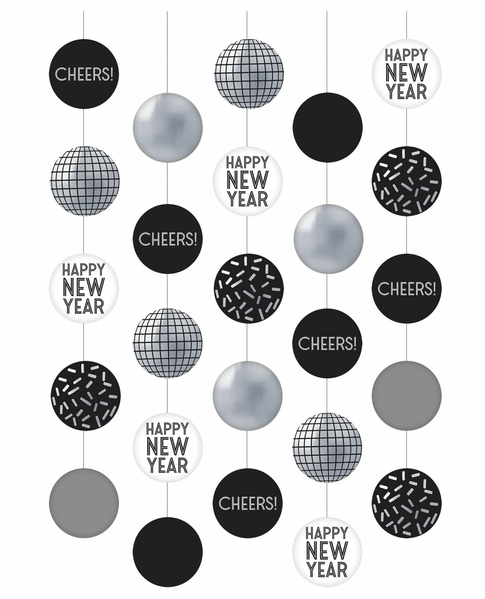 Amscan New Year S Disco Ball Drop Decoration Kit Wayfair