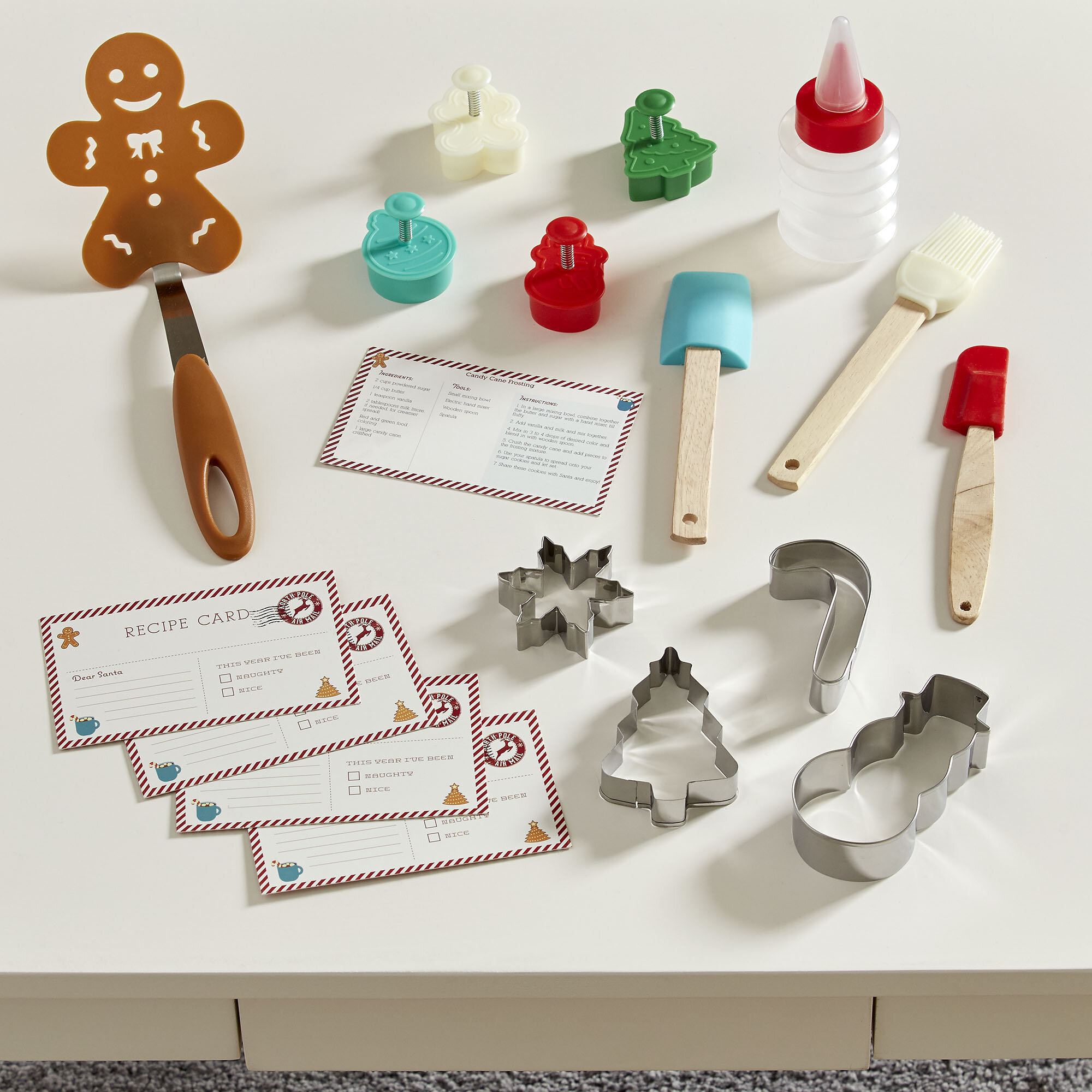 kids wooden baking set