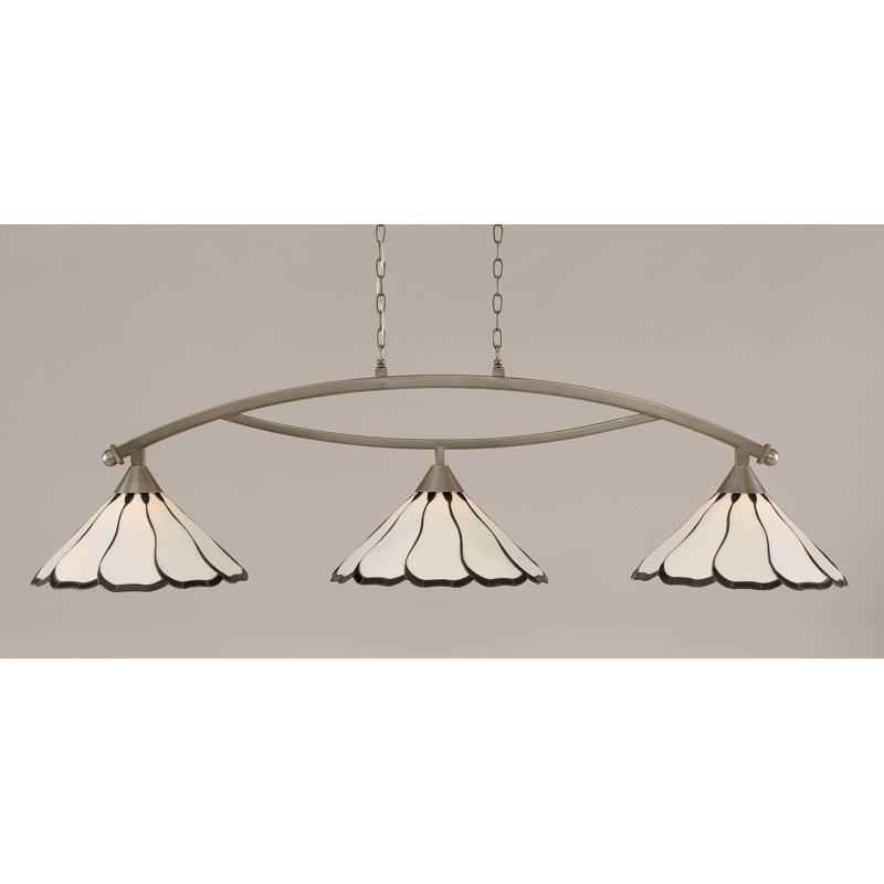 Astoria Grand Austinburg 3 Light Kitchen Island Linear Pendant Wayfair