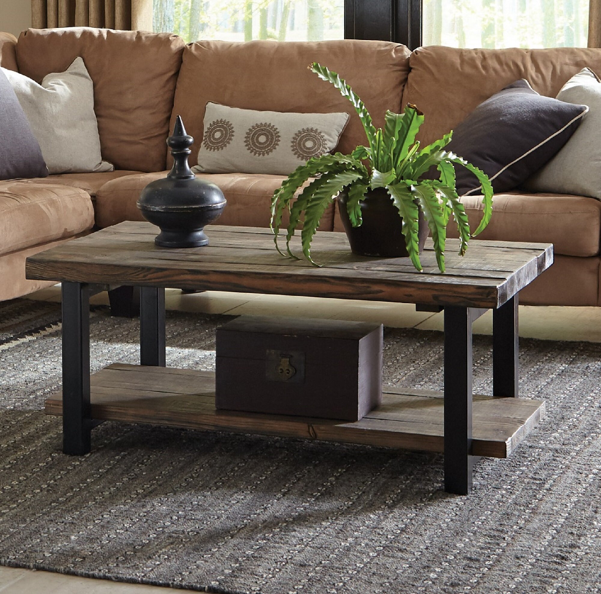 Brown White Coffee Tables You Ll Love In 2021 Wayfair