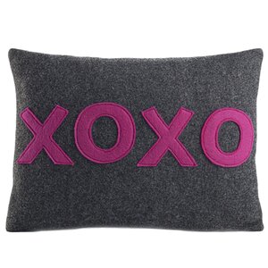 It Starts With A Kiss XOXO Throw Pillow