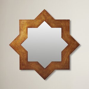 Contemporary Sunburst Wall Mirror