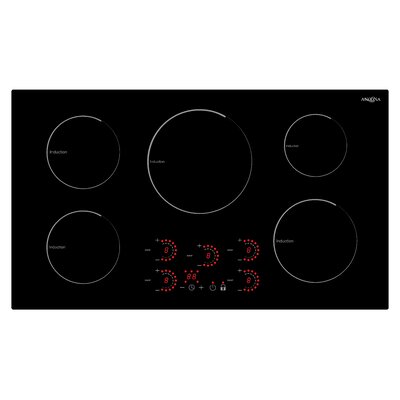 Ancona 36&quot; Induction Cooktop with 5 Burners