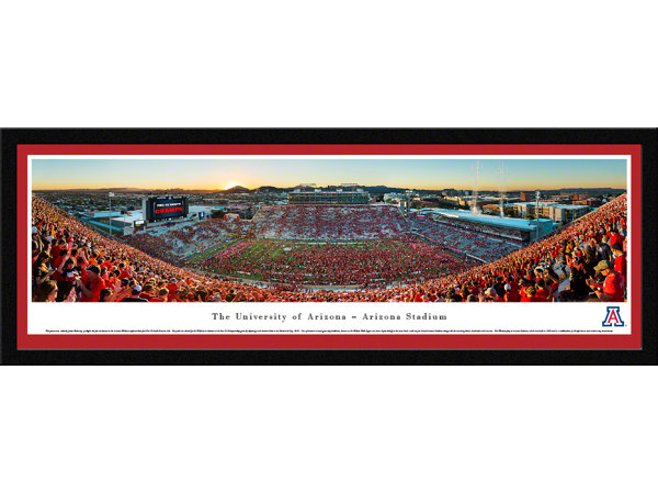 Blakewaypanoramas Ncaa Arizona University Of By James Blakeway Framed Photographic Print Wayfair