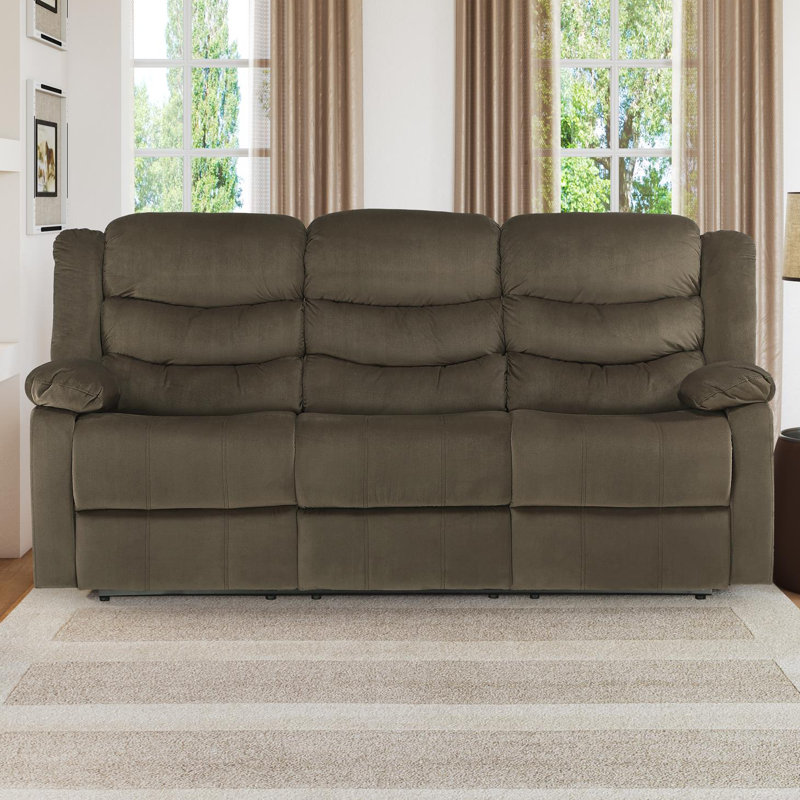 Red Barrel Studio Chorley Microfiber Microsuede Reclining 81