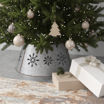 Couvre-pied Jupe d'Arbre de Noël en lin Décorations pour Sapin de Noël 