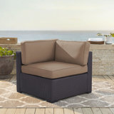 Temani Brown Wicker Chair Wayfair