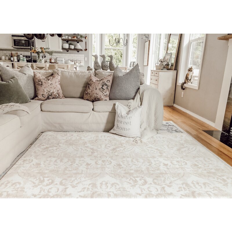 Comfort Design Mats Cushy N Thick Stylish Damask Interlocking