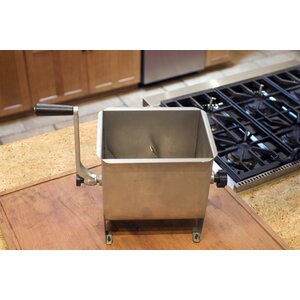 20lb Capacity Stainless Steel Manual Mixer