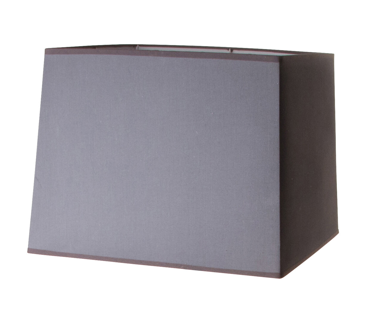 grey rectangle lamp shade