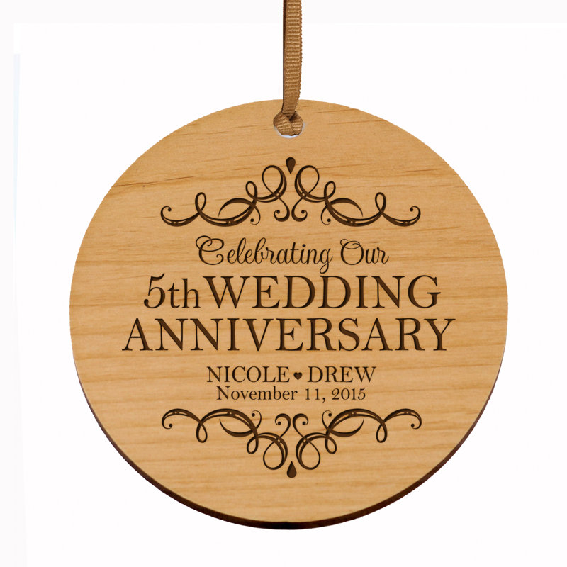 wedding anniversary ornaments