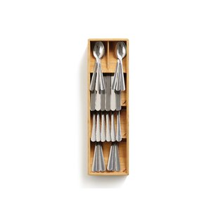 UTENSIL STORAGE WITH COVER-C SILVERWARE FLATWARE-CUTLERY DRAWER TRAY+TIGHT LID