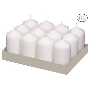 The Holiday Aisle Weddings Home Decoration Unscented Pillar Candle
