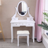 Espresso Wood Makeup Vanities You Ll Love In 2020 Wayfair