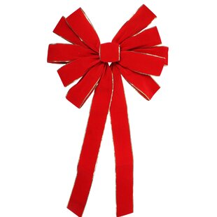 Vektenxi 24 pcs Christmas Decorations Christmas Ribbon Bows Red+Gold Durable and Useful