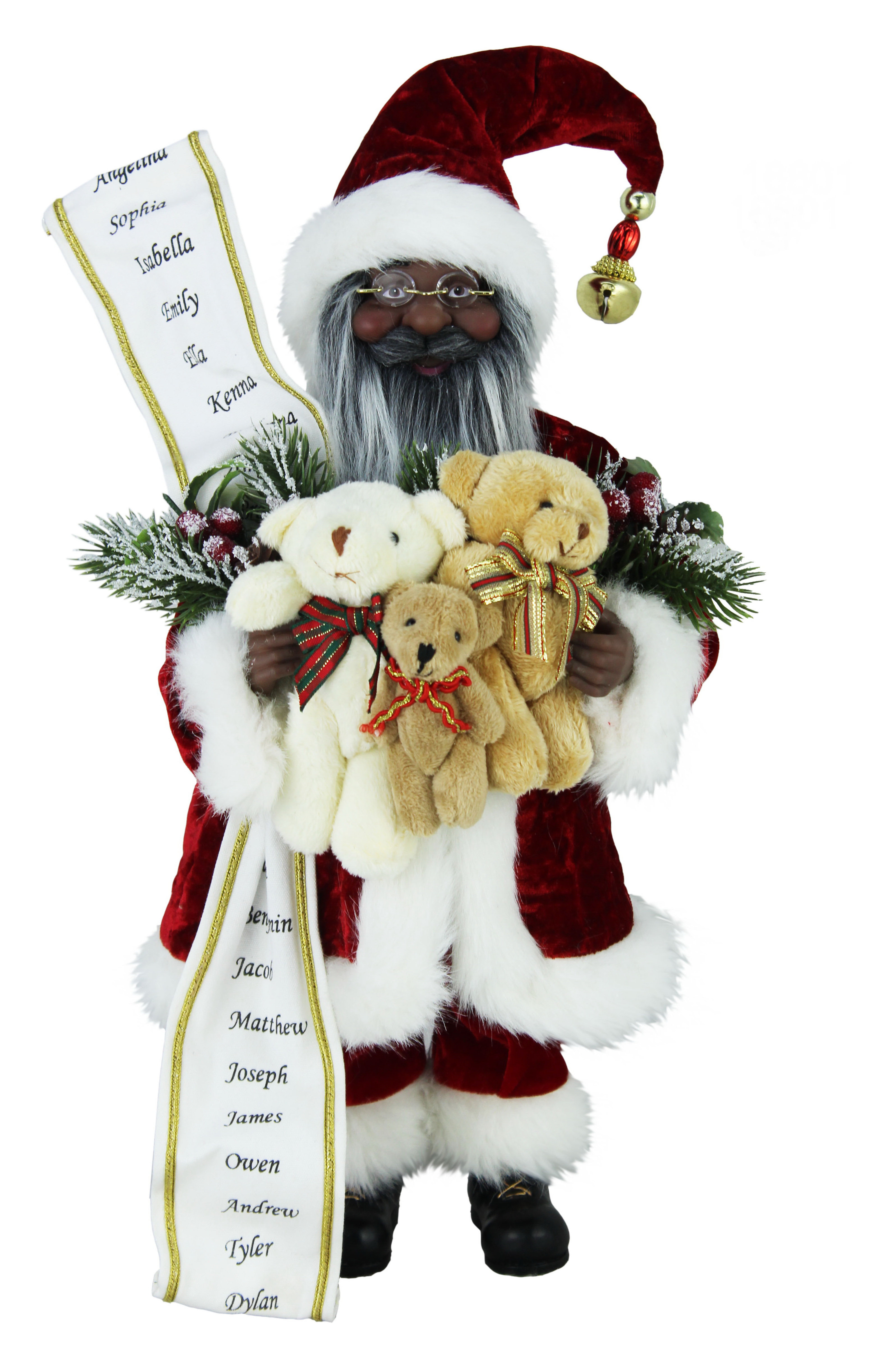 teddy bear santa