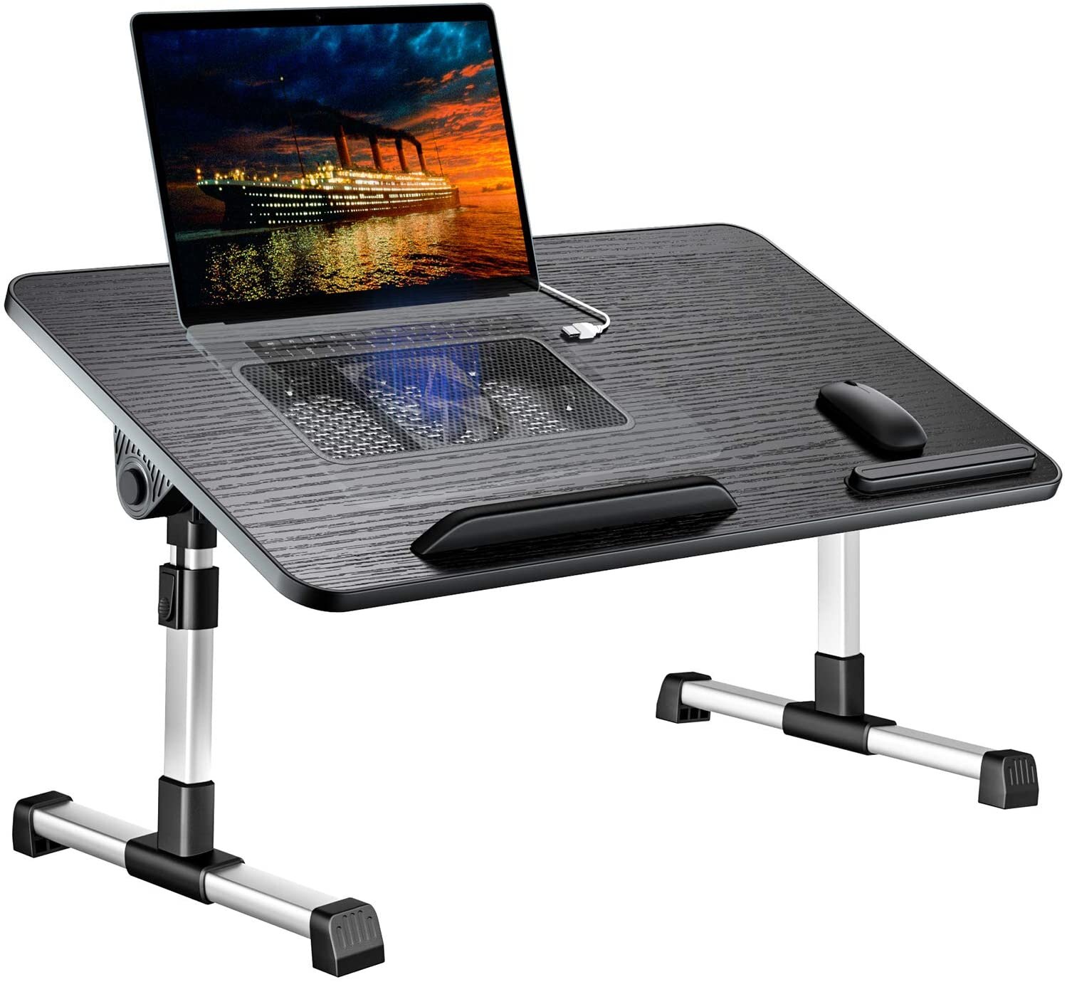 Notebook Computer Desk Adjustable Portable Laptop Table Bed Sofa Tray Small PC 