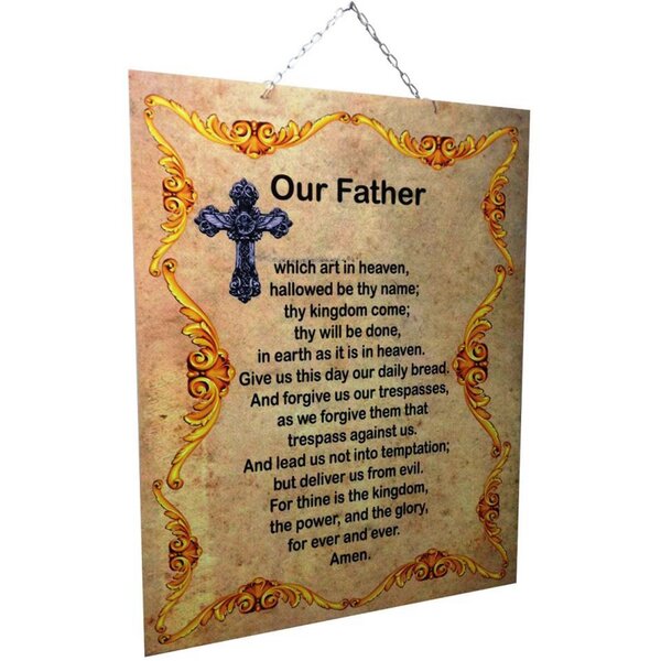 A Father's Prayer Dear God Make Me the Man My Son Thinks I Am Metal Sign Decor 
