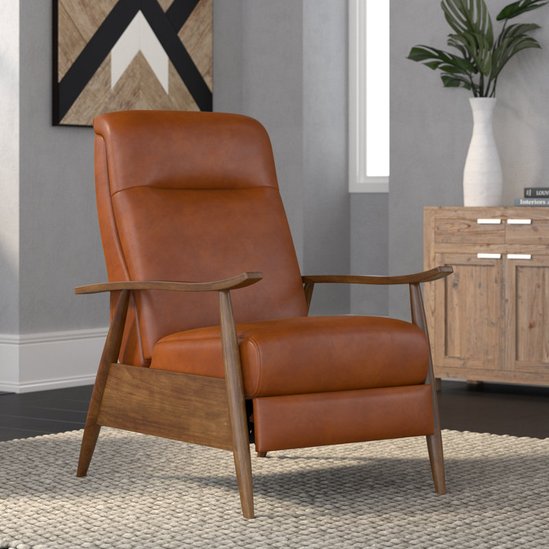 Faux Leather Manual Recliner