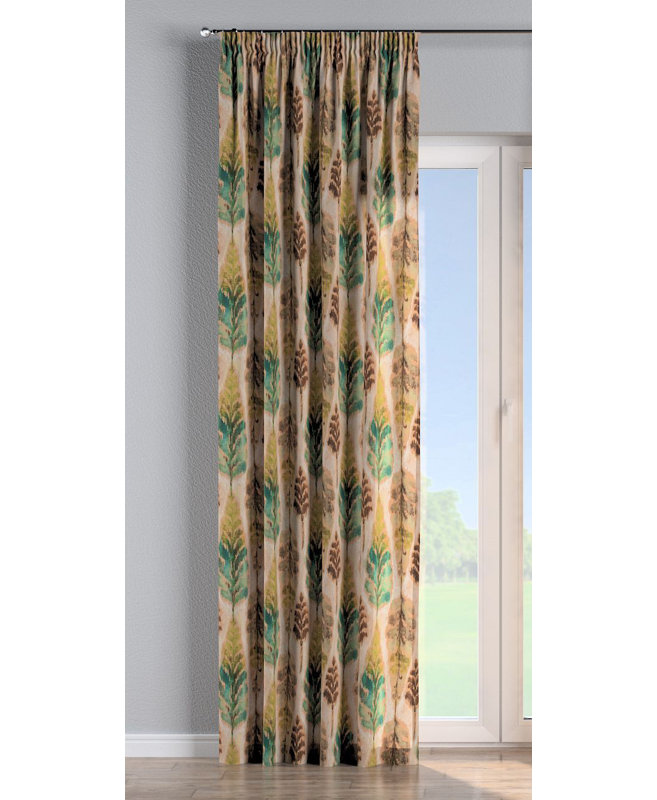 Dekoria Urban Jungle Pencil Pleat Blackout Single Curtain