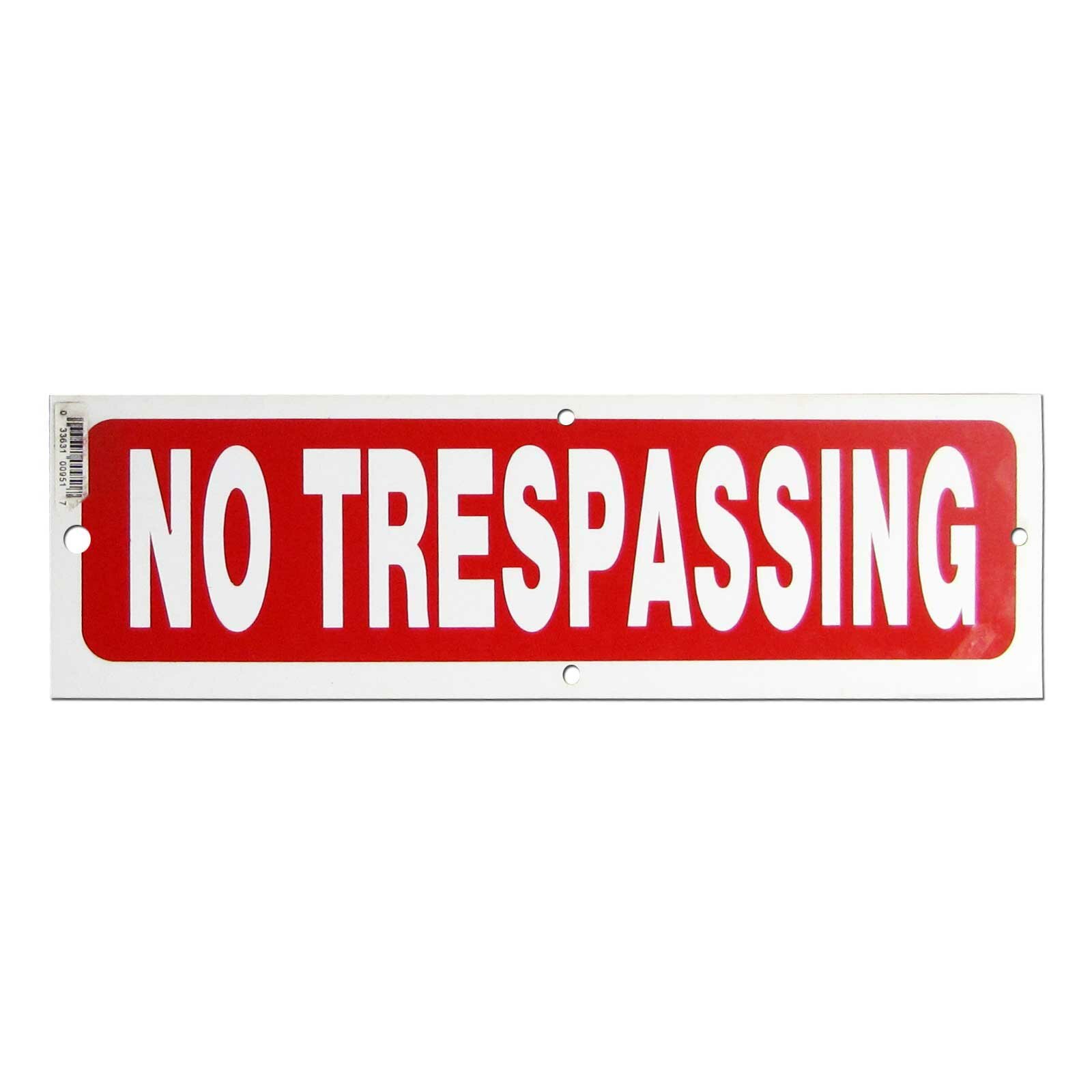 36x24 No Trespassing CGSignLab Basic Black Premium Acrylic Sign 