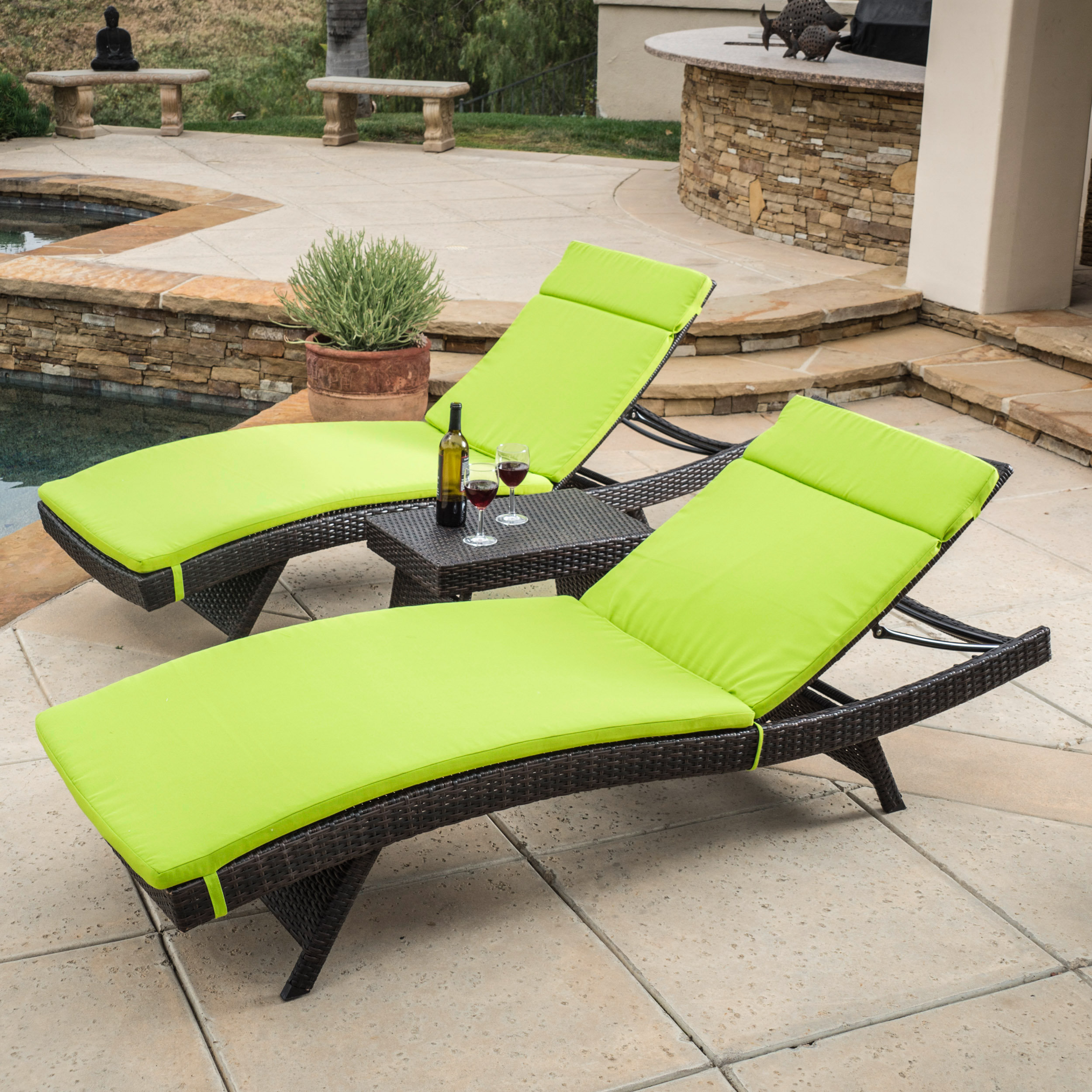 plastic sun lounger cushions