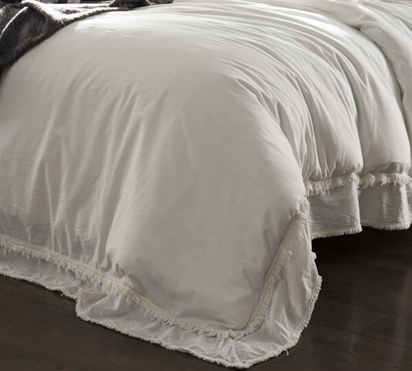 One Allium Way Adelbert Percale Stone Wash Duvet Cover Reviews